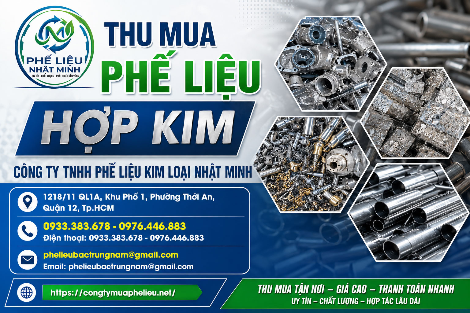 Thu mua phế liệu hợp kim tại phế liệu Nhật Minh
