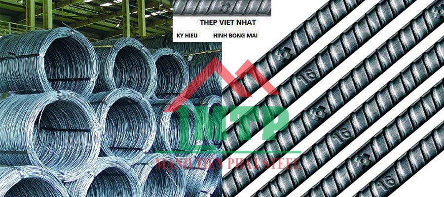 Thép Việt Nhật tại sắt thép Mạnh Tiến Phát