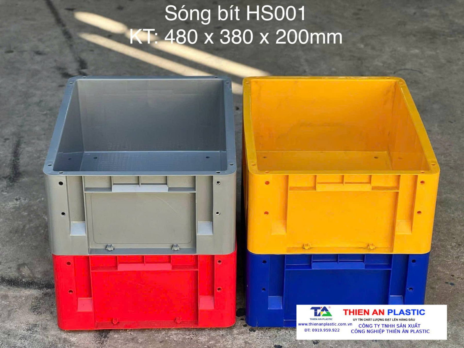 Sóng nhựa bít tại Thiên Ân Plastic