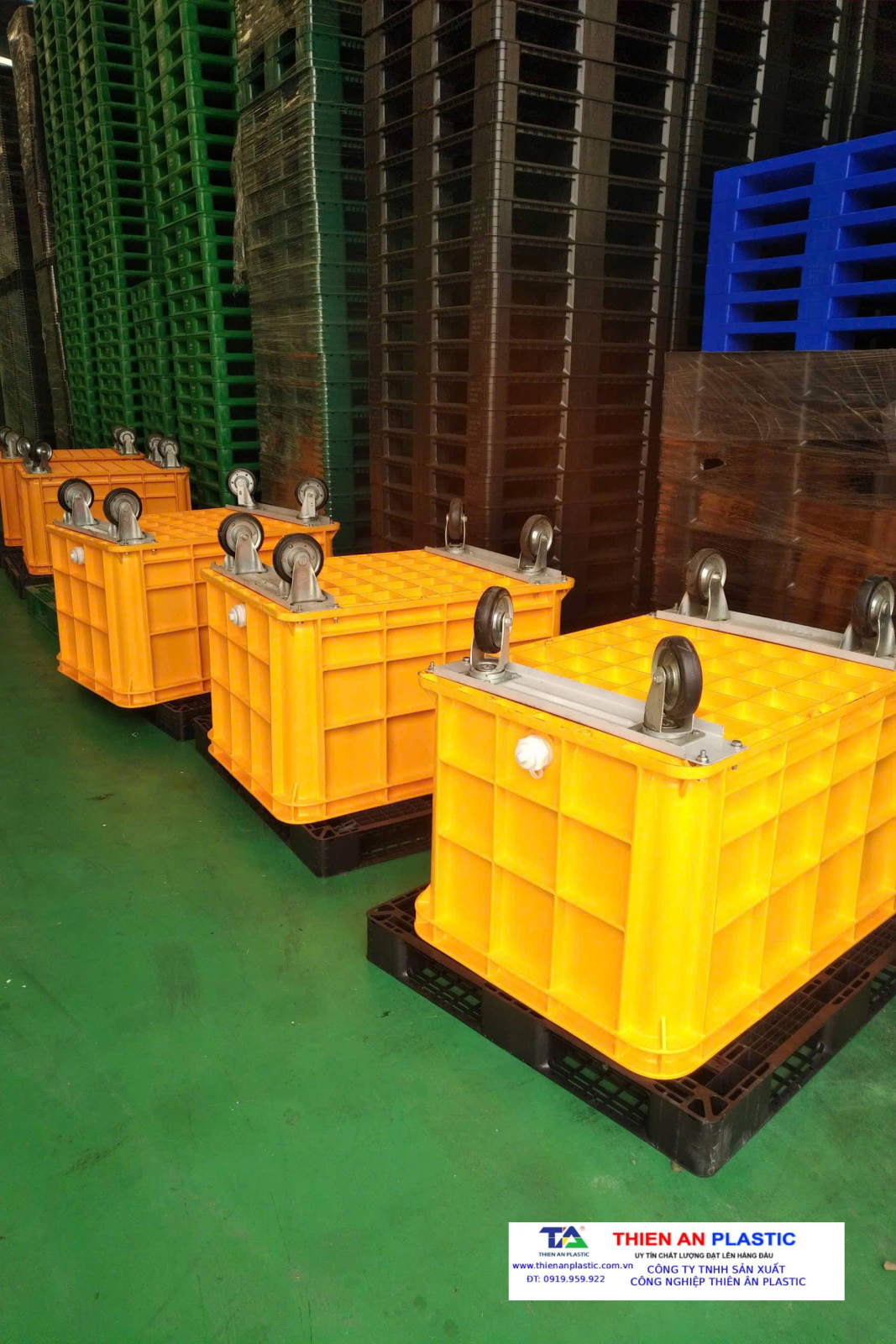 Thùng nhựa đựng hóa chất tại Thiên Ân Plastic