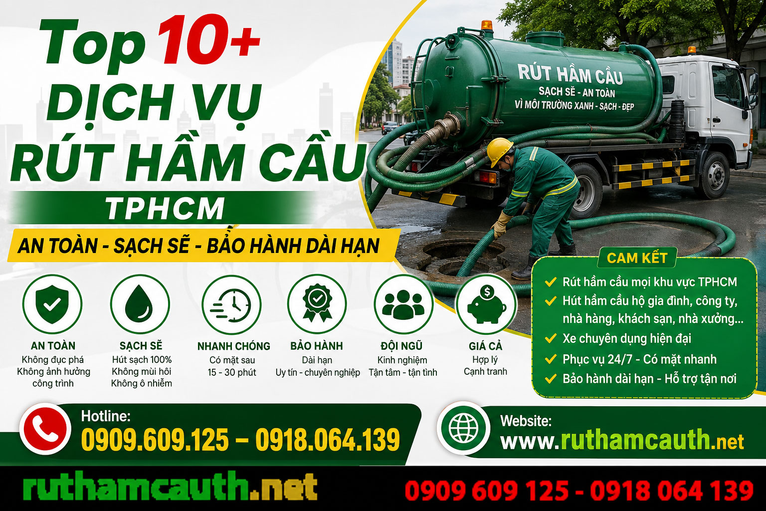 Dịch vụ rút hầm cầu tại Tuấn Thanh
