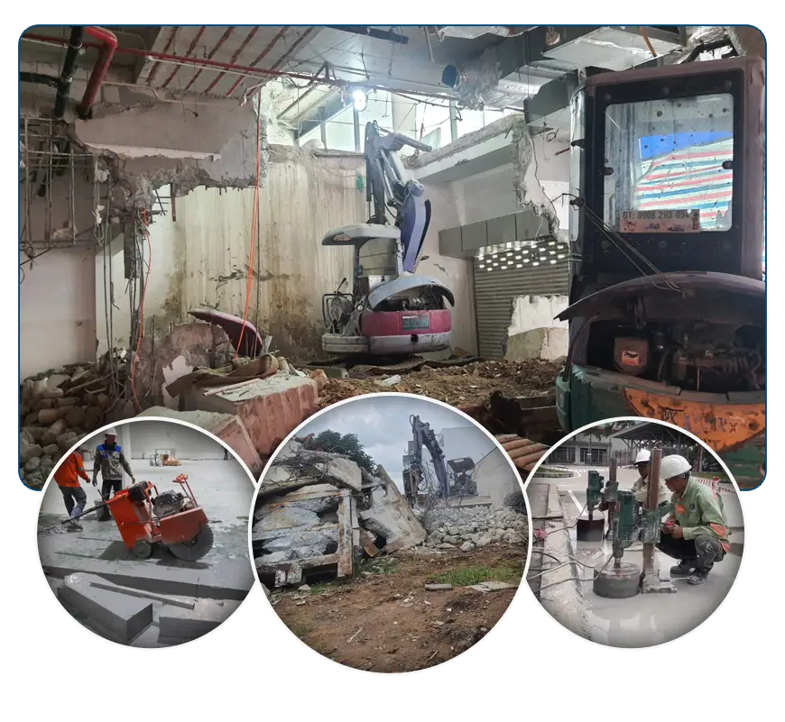 Dịch vụ đục phá bê tông TP HCM