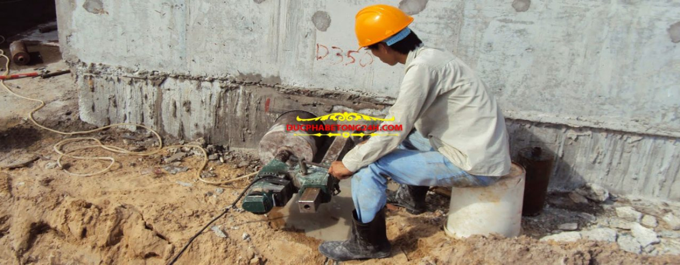Dịch vụ khoan rút lõi bê tông TP HCM tại đục phá bê tông 24h