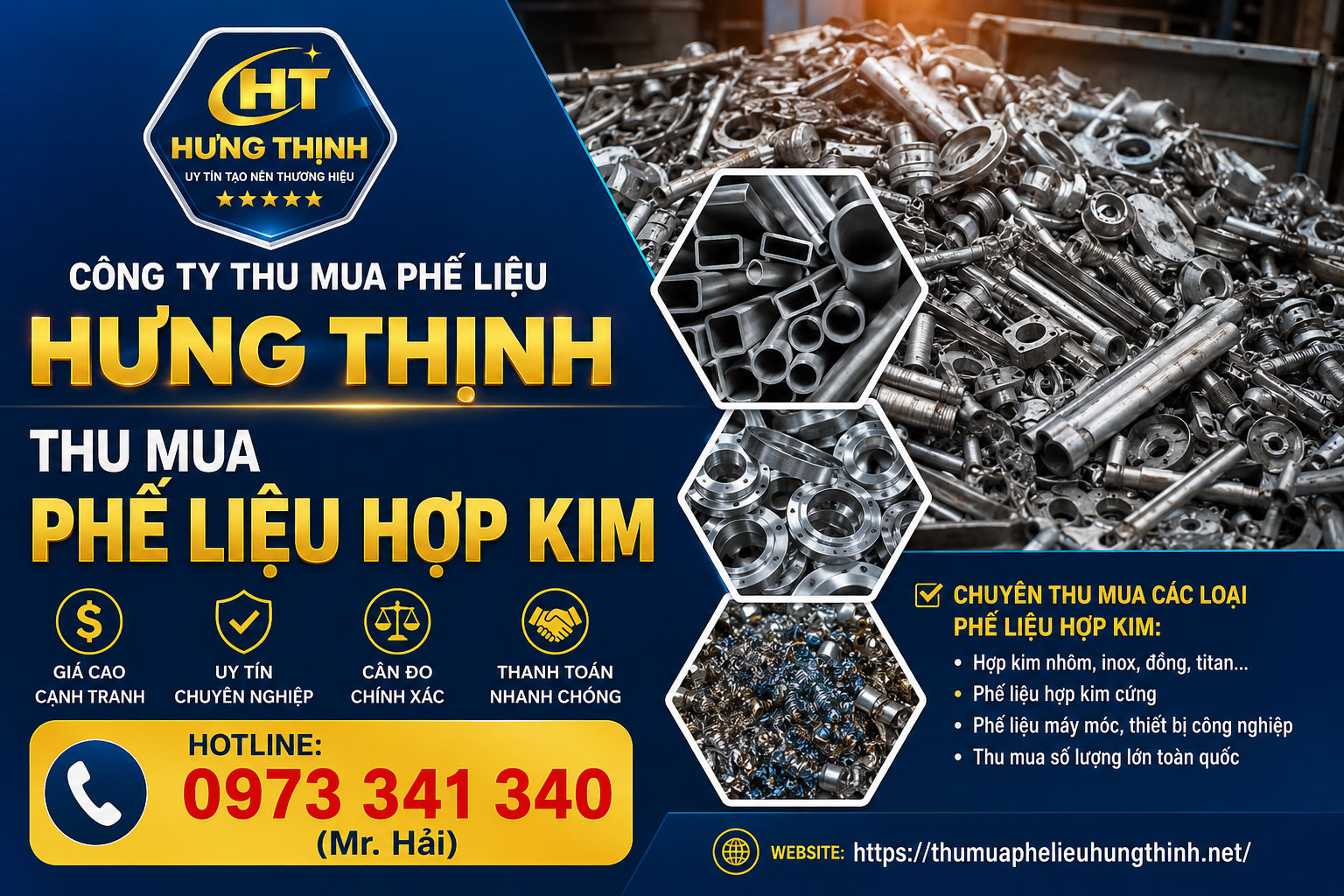 Thu mua phế liệu hợp kim giá cao tại thumuaphelieuhungthinh.net
